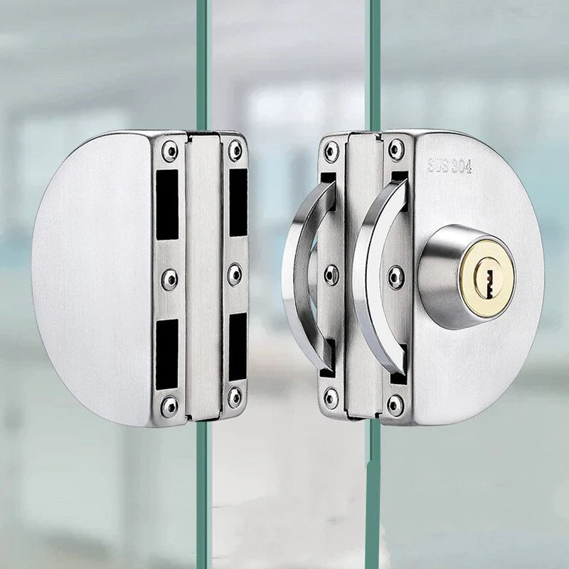 Sliding Door Stainless Steel Safety Glass Door Lock - Image 13