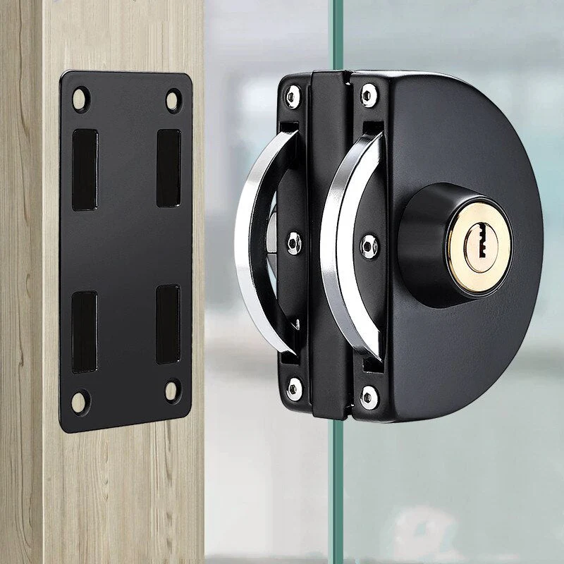 Sliding Door Stainless Steel Safety Glass Door Lock - Image 14