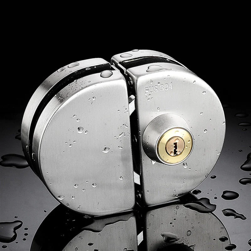 Sliding Door Stainless Steel Safety Glass Door Lock - Image 4