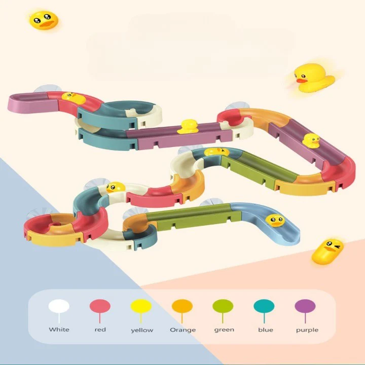 Sliding Ducks Stackable Kids Bath Toy - Image 11
