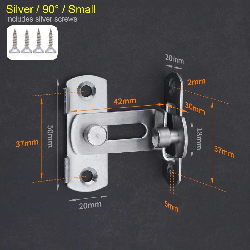 Sliding Simple Cabinet Closet Lock - Image 11