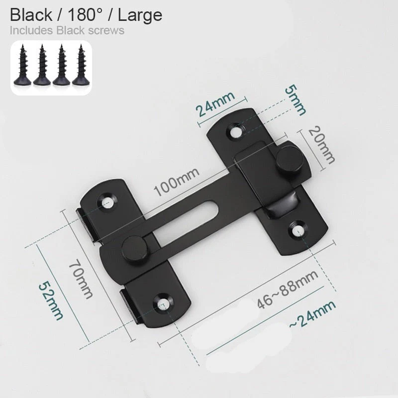 Sliding Simple Cabinet Closet Lock - Image 12