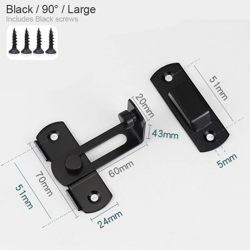 Sliding Simple Cabinet Closet Lock - Image 13