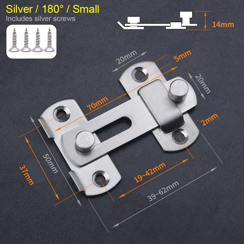 Sliding Simple Cabinet Closet Lock - Image 14