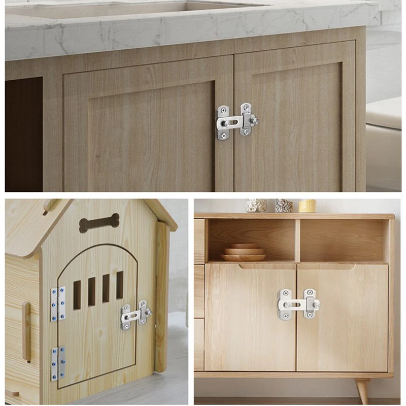 Sliding Simple Cabinet Closet Lock - Image 2