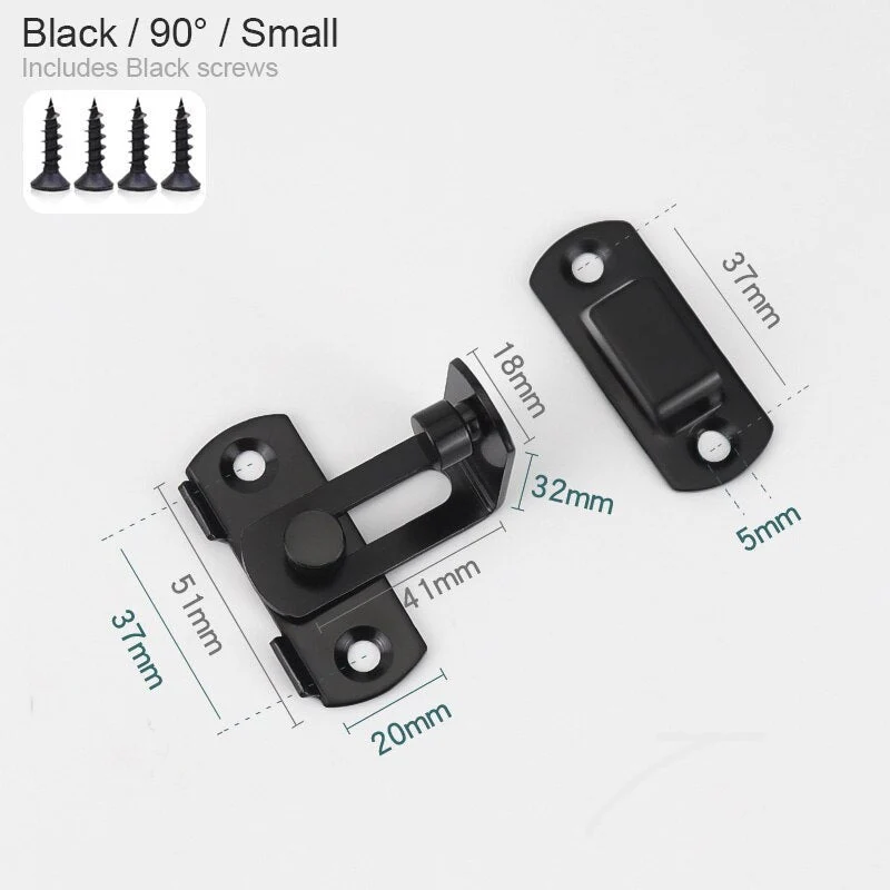 Sliding Simple Cabinet Closet Lock - Image 8