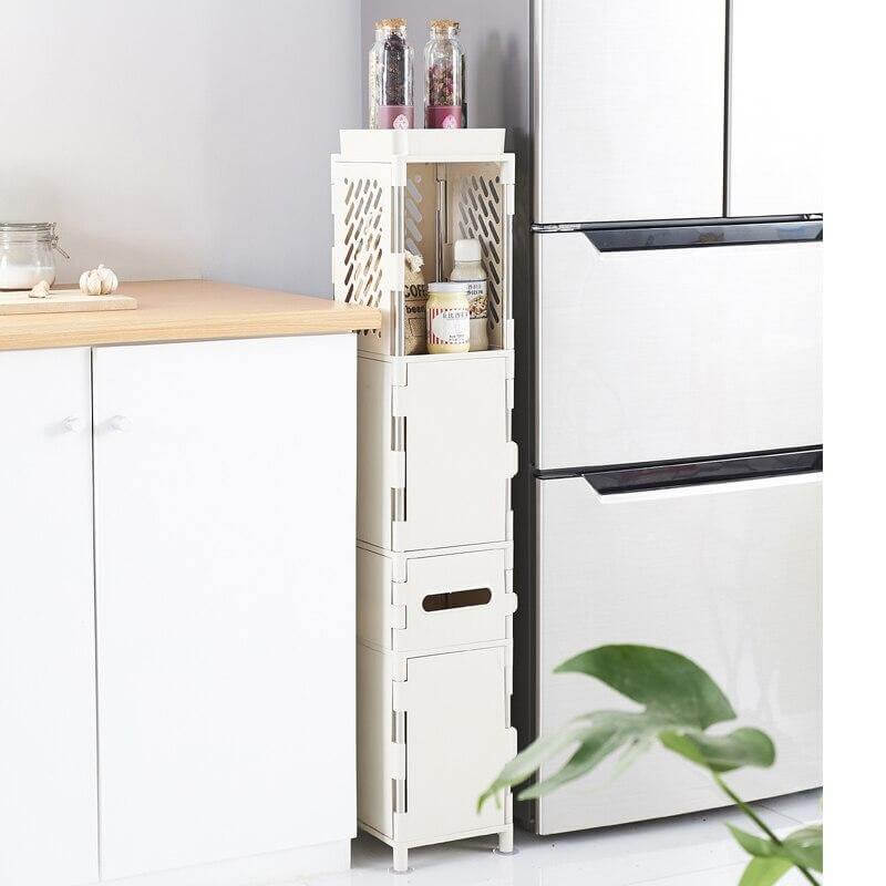 Small Bathroom Floor Cabinet Organizer - Image 16