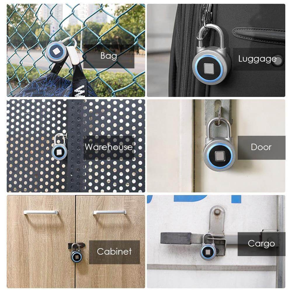Smart Anti-theft Fingerprint Keyless Padlock - Image 8