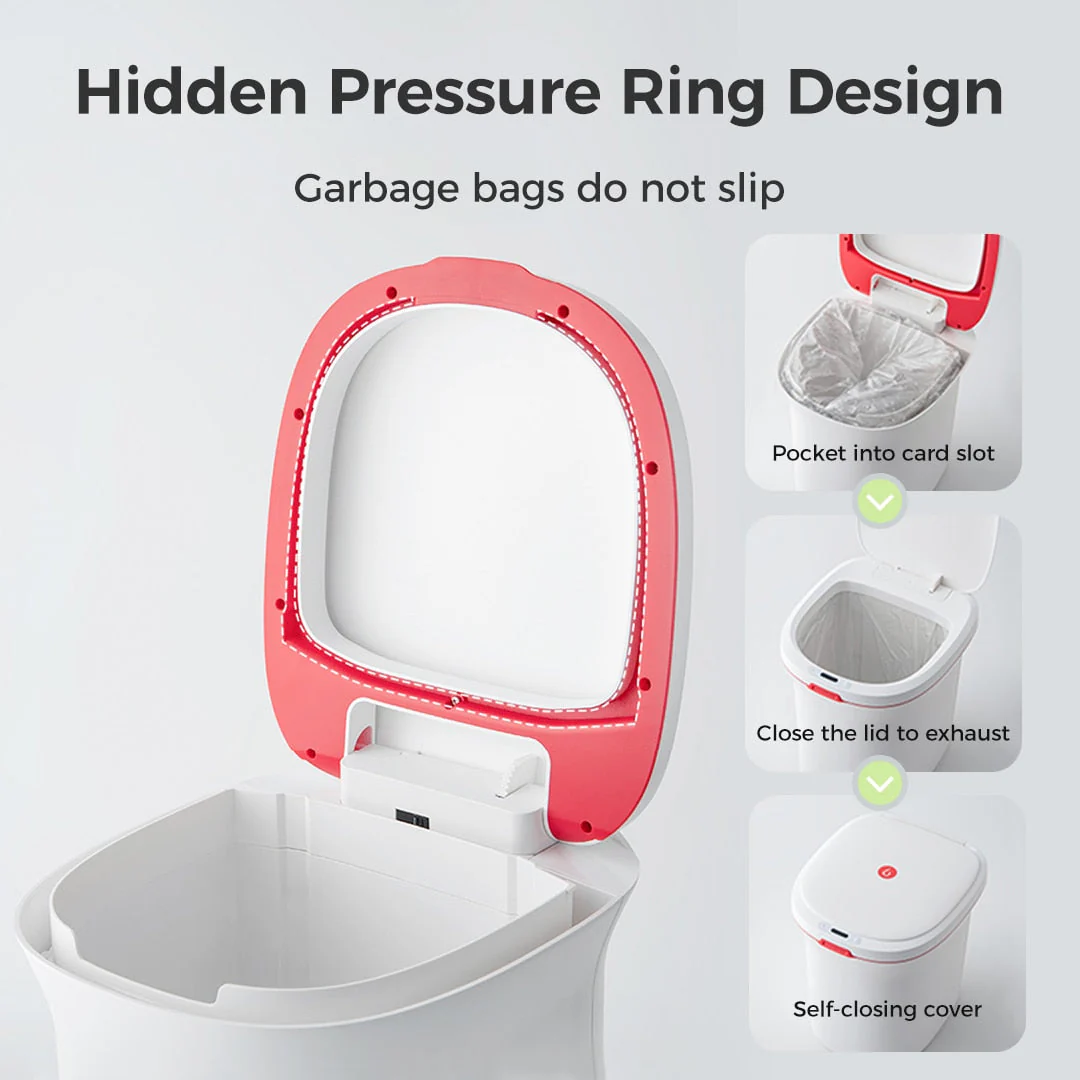 Smart Automatic Bagging Smart Sensor Trash Can - Image 4