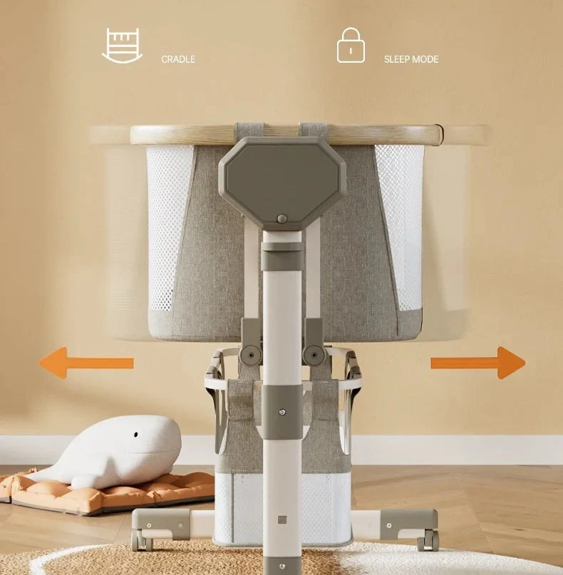 Smart Bedside Remote Control Multifunctional Baby Crib - Image 3