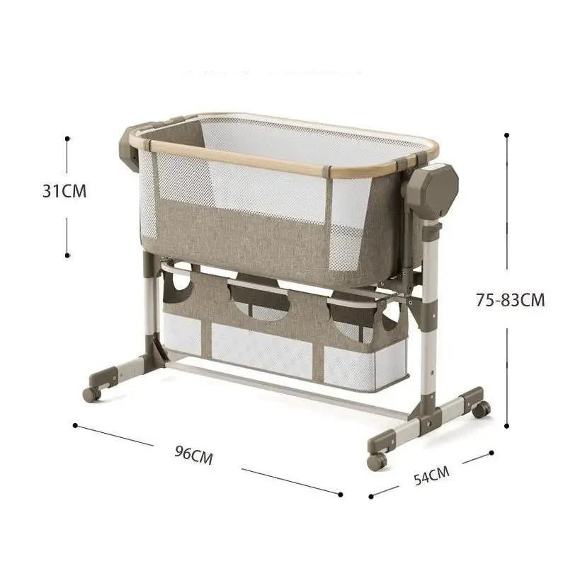 Smart Bedside Remote Control Multifunctional Baby Crib - Image 4