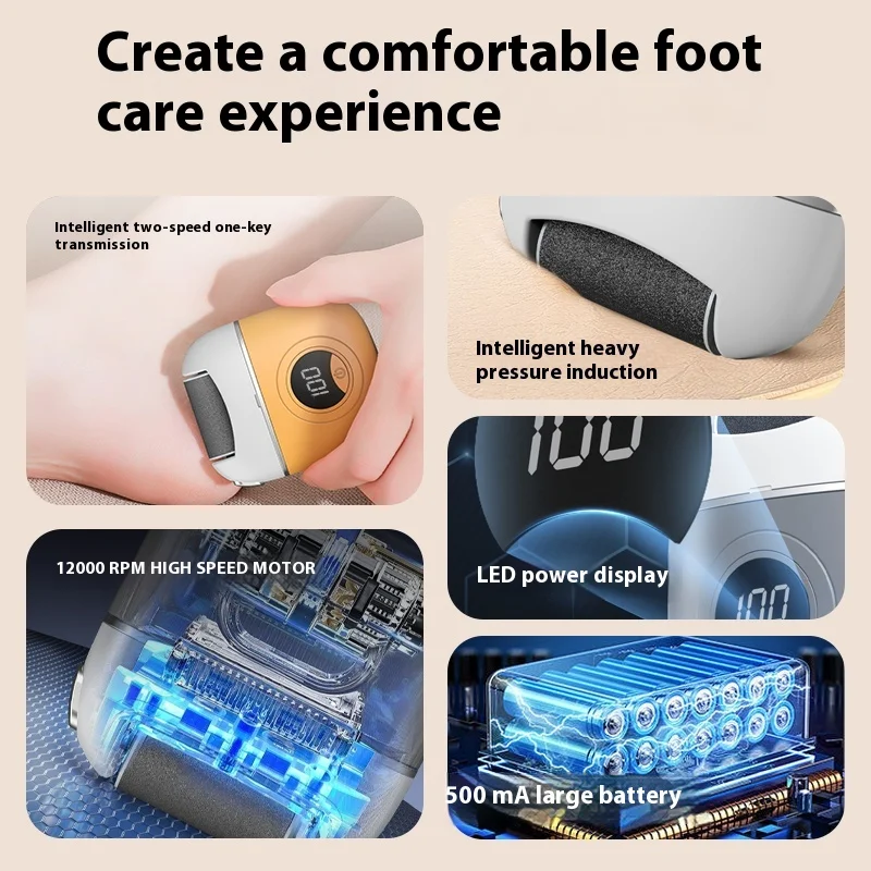 Smart Display Electric Cordless Foot Grinder - Image 5