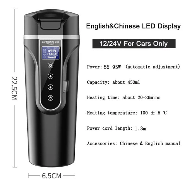 Smart Heating Digital Car Thermos - Image 8
