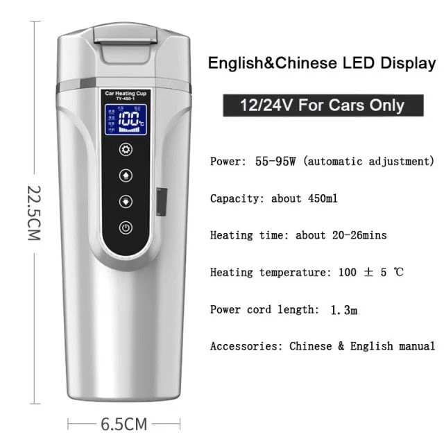 Smart Heating Digital Car Thermos - Image 9