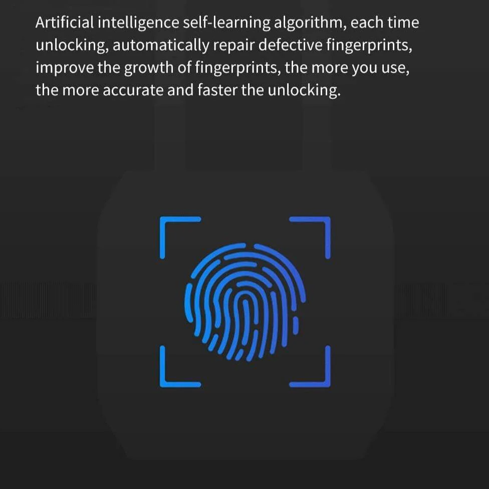 Smart Keyless Waterproof USB Fingerprint Lock - Image 9