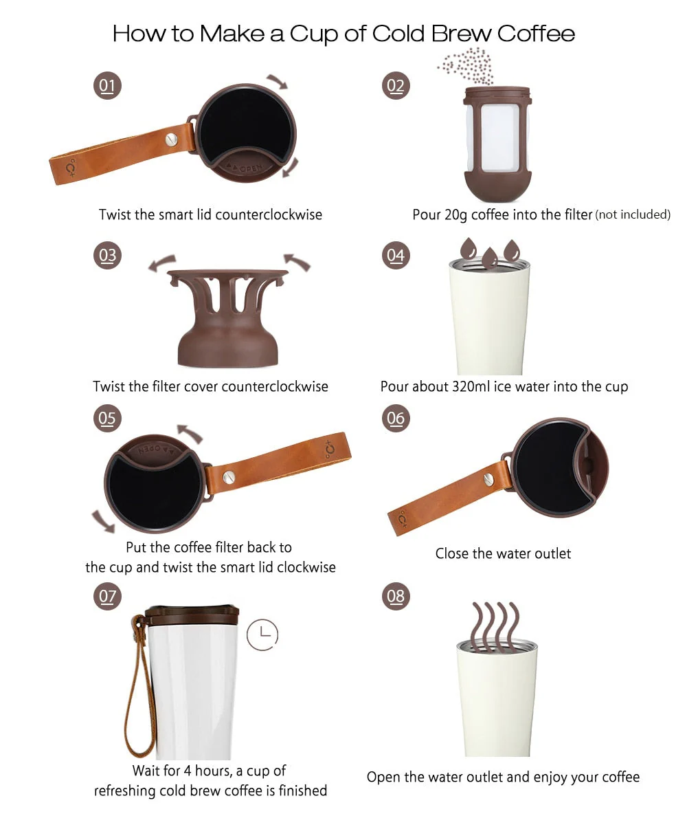 Smart Led Vacuum Coffee Maker Thermos - Image 5