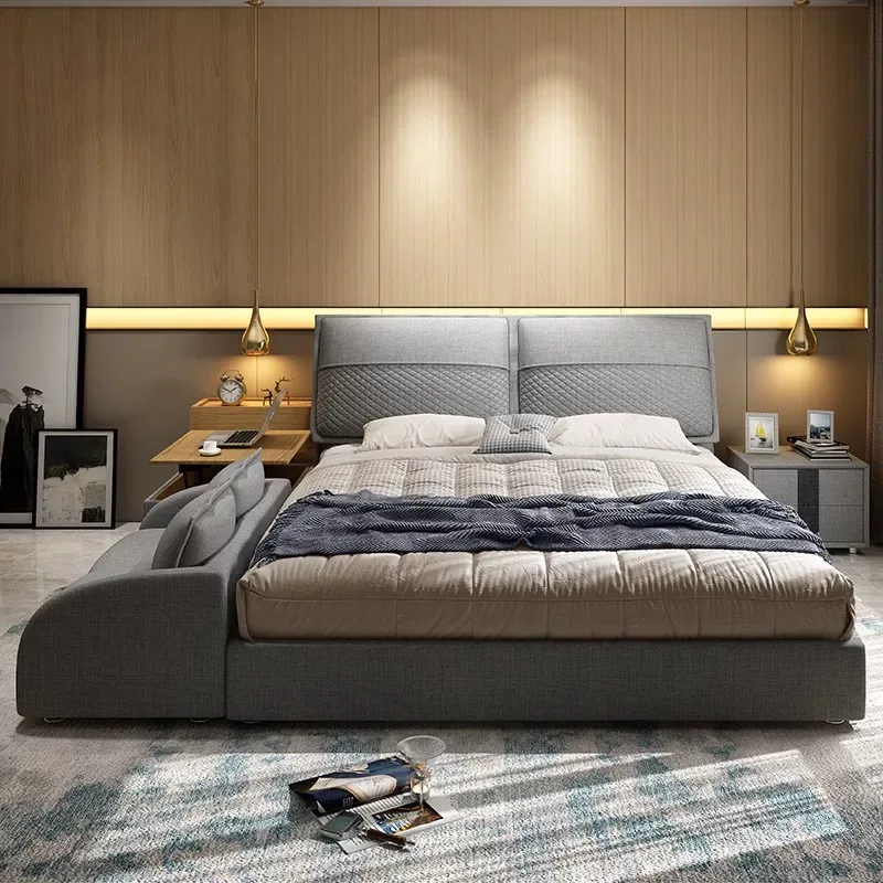 Smart Living Adjustable Built-in Desk Station Sofa Bed - Image 3