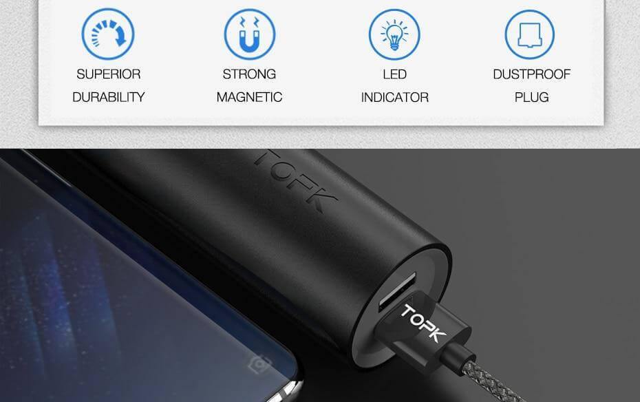 Smart Magnetic Usb Cable for Iphone and Android - Image 2