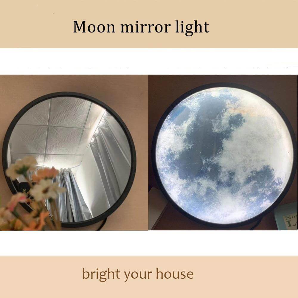 Smart Modern Moon Mirror Wall Lamp - Image 2