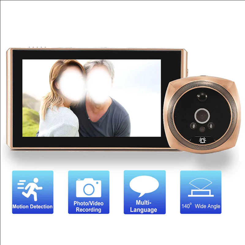 Smart Motion Detector Door Peephole Camera - Image 4