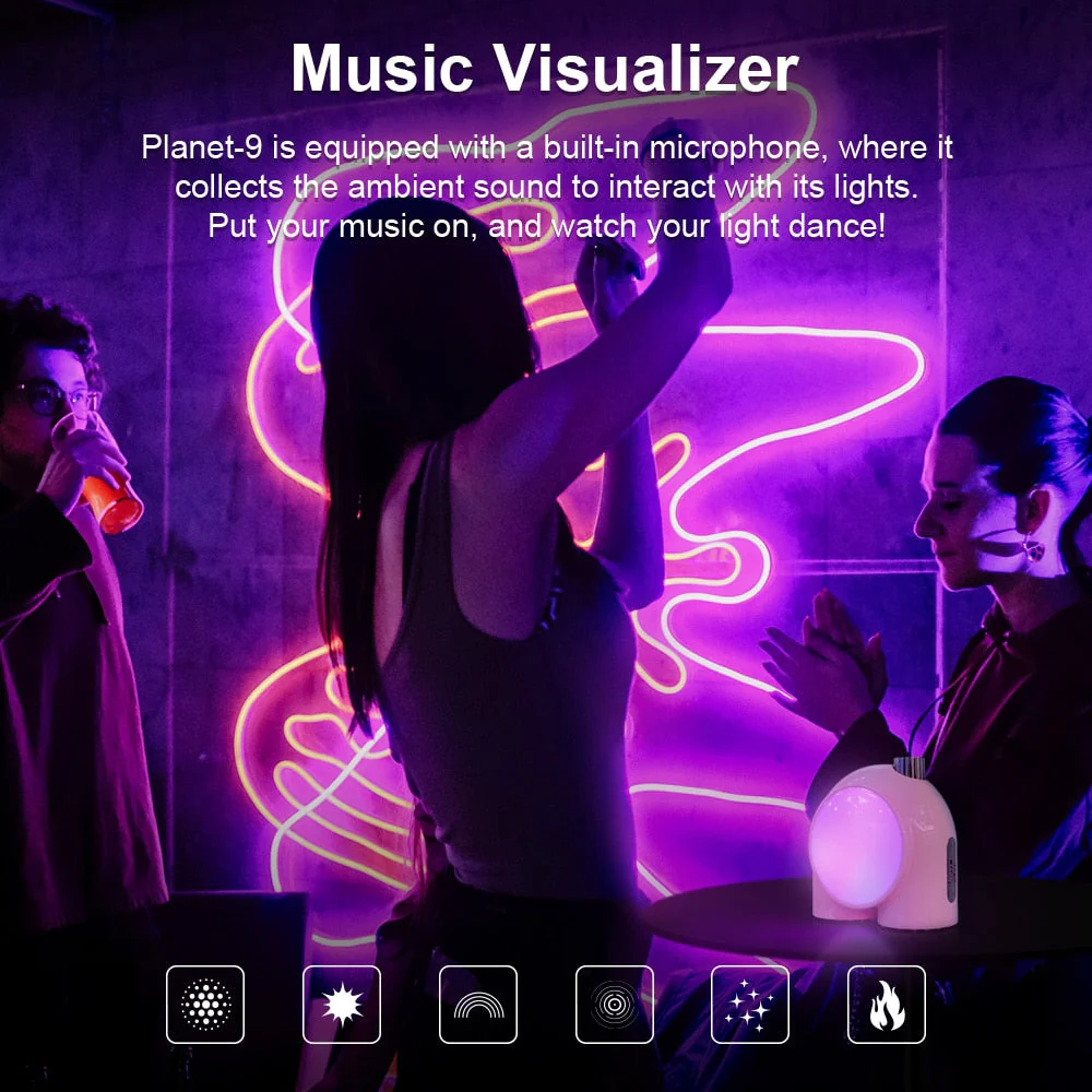 Smart Programmable Music Alarm LED Lamp - Image 4