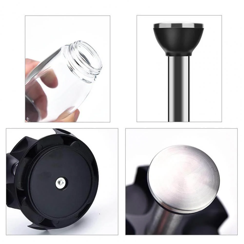 Smart Rotating Stainless Steel Glass Seasoning Set - Image 10
