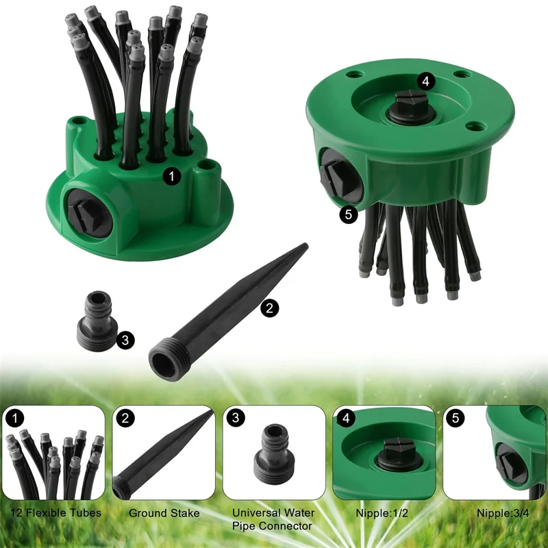 Smart Rotation 360 Garden Watering Sprinkler - Image 5