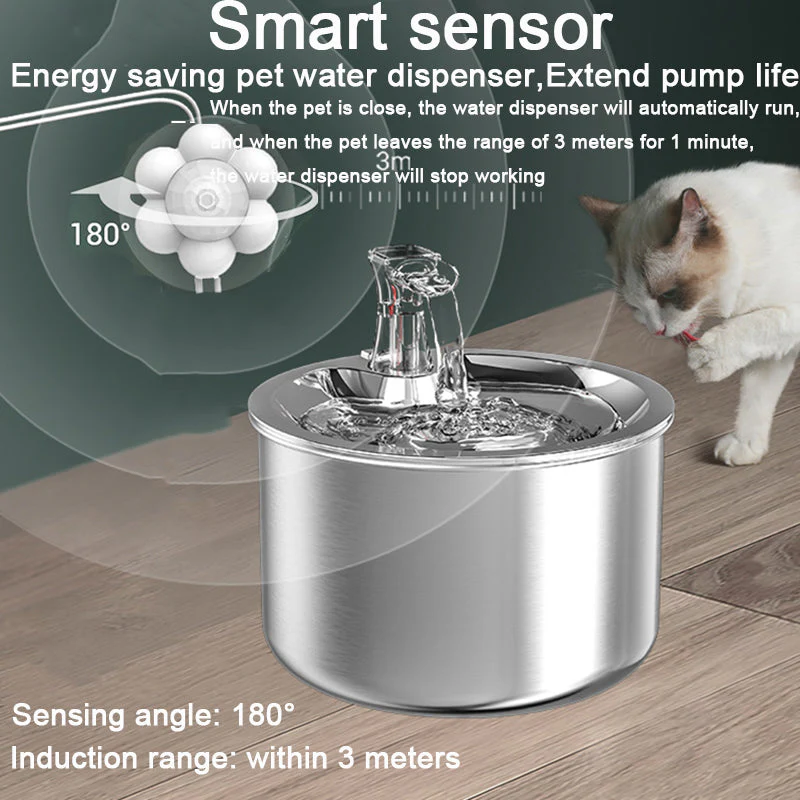 Smart Sensor Automatic Pet Fountain - Image 7