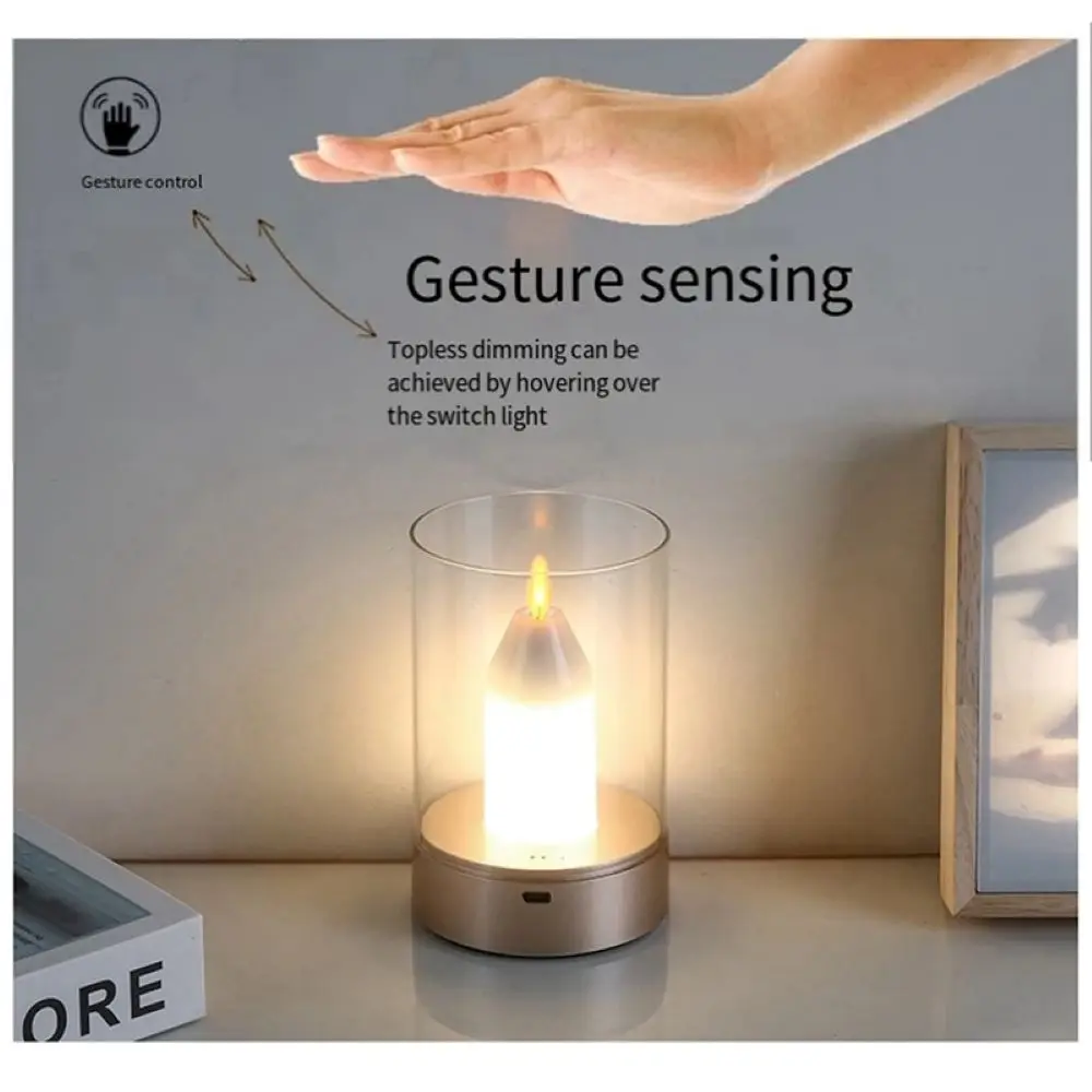 Smart Sensor Hover LED Flameless Candle Lamp - Image 5