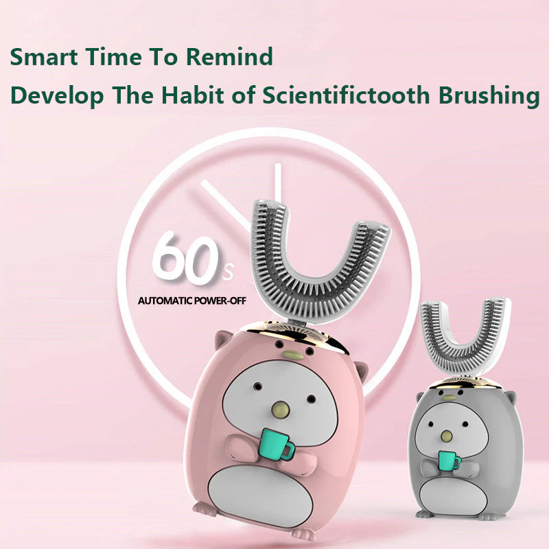 Smart Ultrasonic Silicone Toothbrush for Kids - Image 2