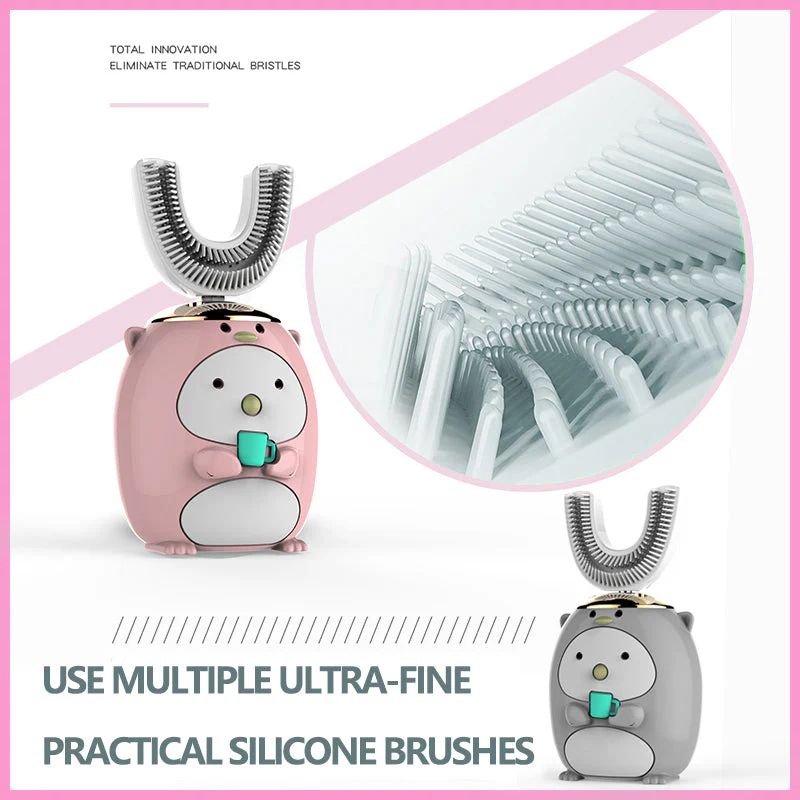 Smart Ultrasonic Silicone Toothbrush for Kids - Image 22