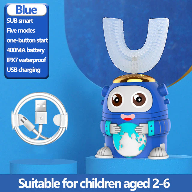 Smart Ultrasonic Silicone Toothbrush for Kids - Image 26