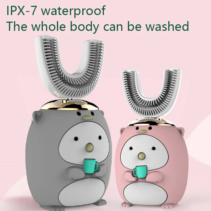 Smart Ultrasonic Silicone Toothbrush for Kids - Image 3
