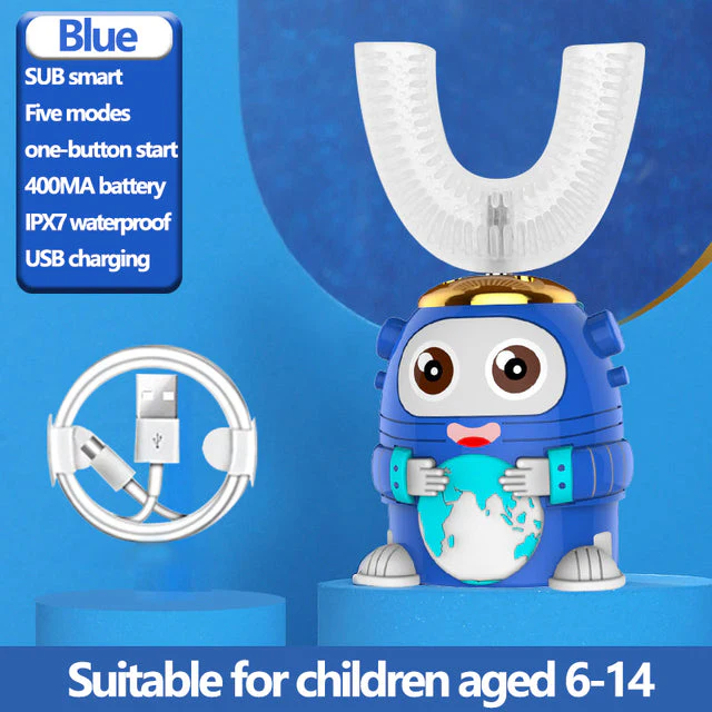 Smart Ultrasonic Silicone Toothbrush for Kids - Image 7
