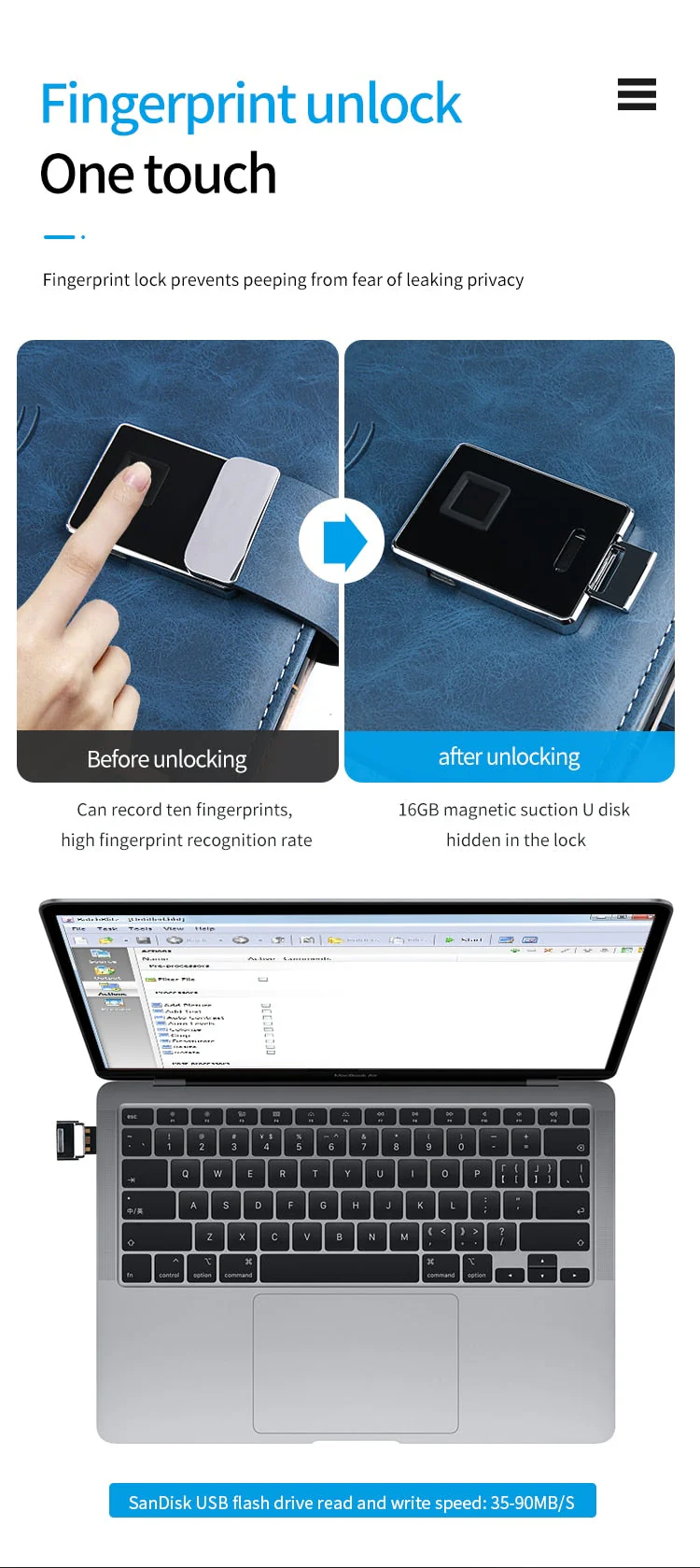 Smart Wireless Charging Business Notebook - Image 5