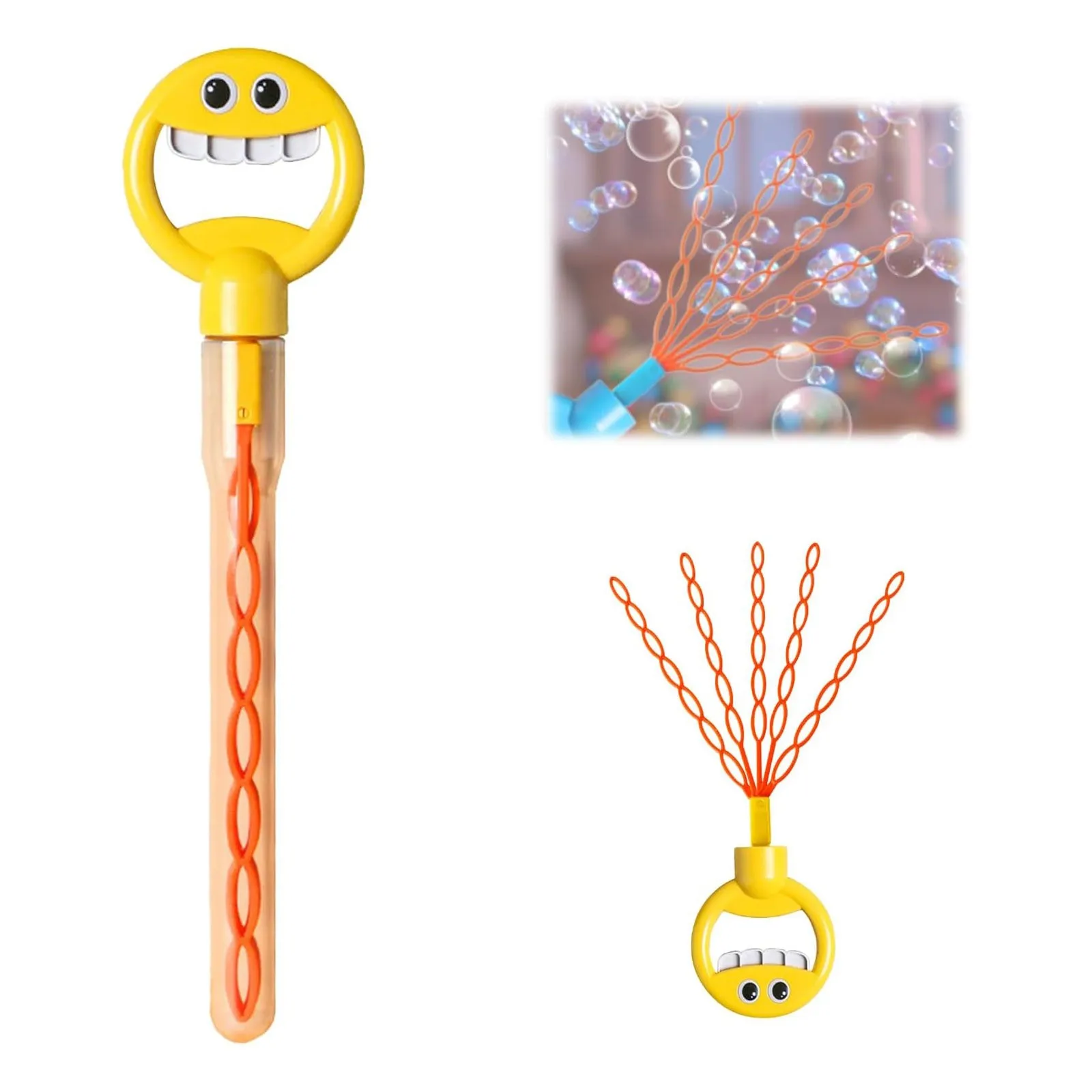 Smiley Face Fun Five-Claw Bubble Maker - Image 4