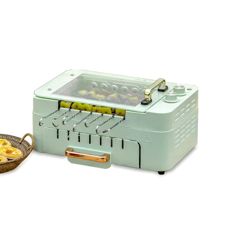 Smokeless Automatic Rotating Electric Oven Grill - Image 4