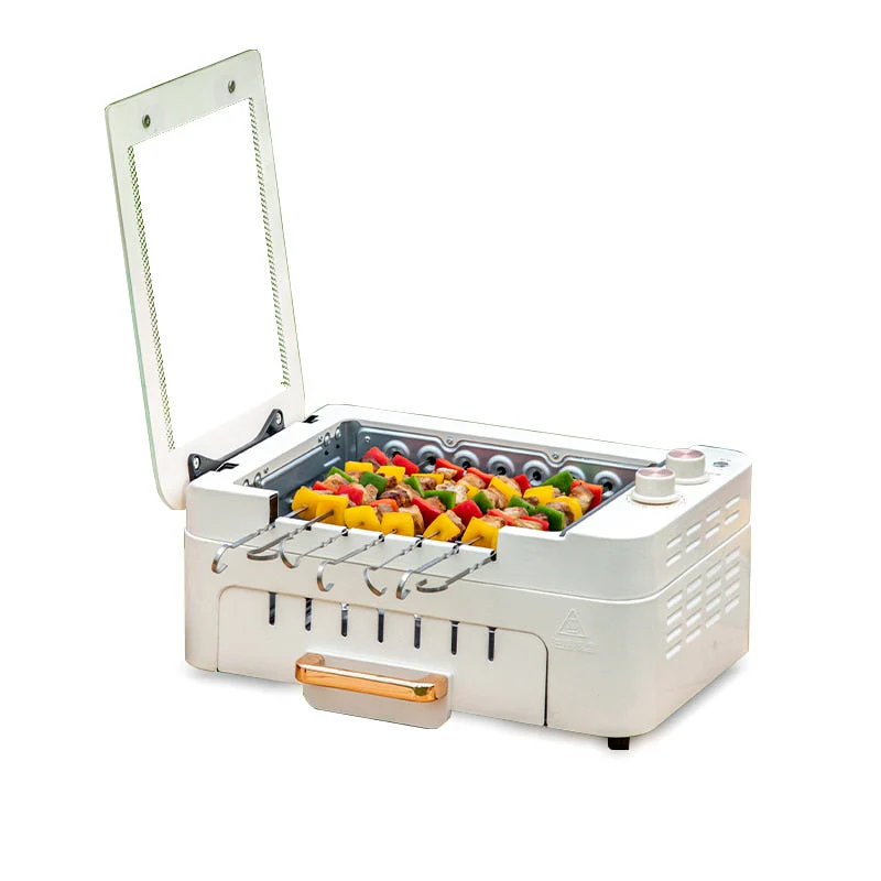 Smokeless Automatic Rotating Electric Oven Grill - Image 5