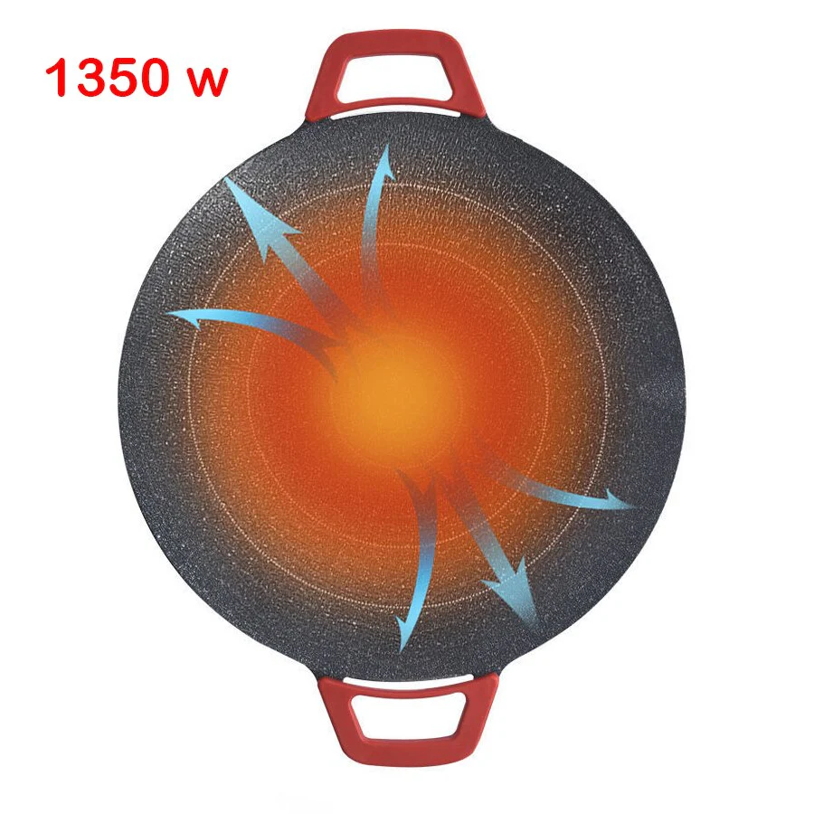 Smokeless Non-stick Plate Electric Grill - Image 5