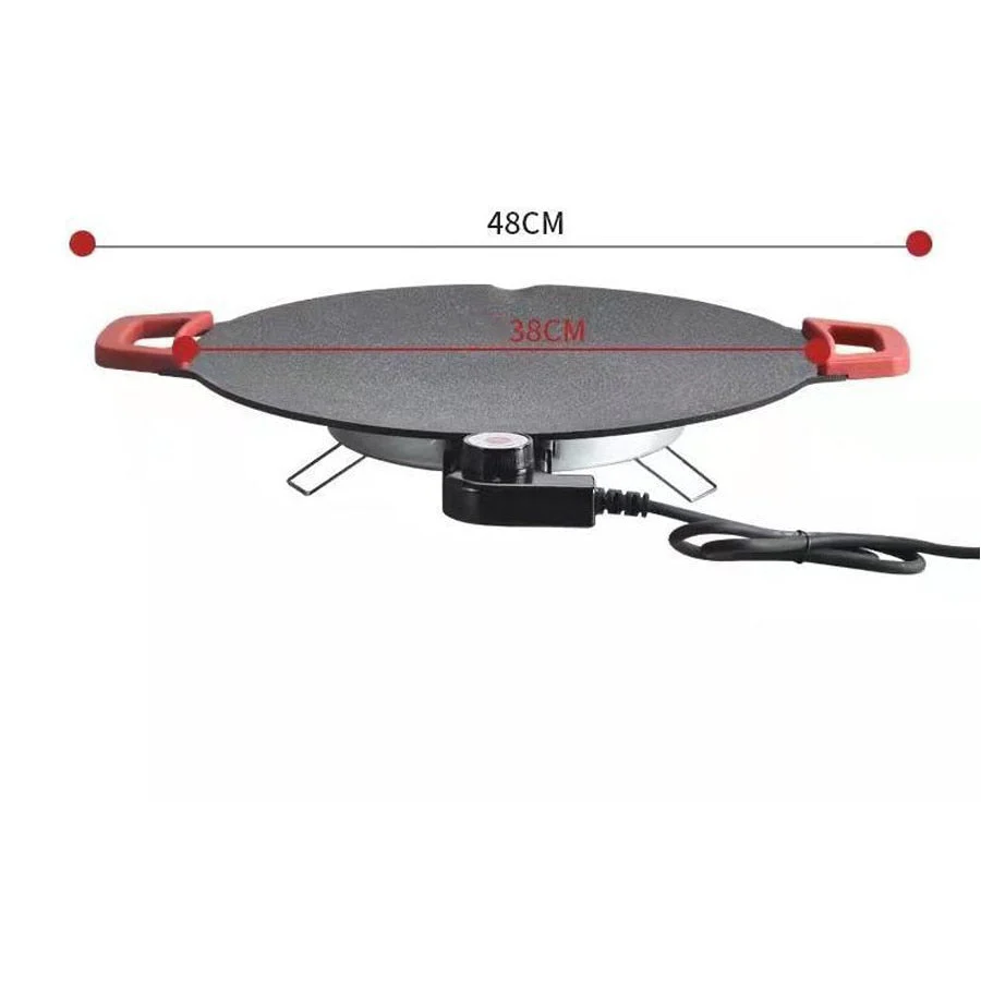 Smokeless Non-stick Plate Electric Grill - Image 8