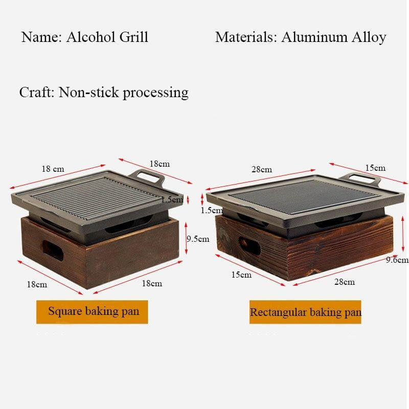 Smokeless Portable Japanese Non-Stick BBQ Grill - Image 8