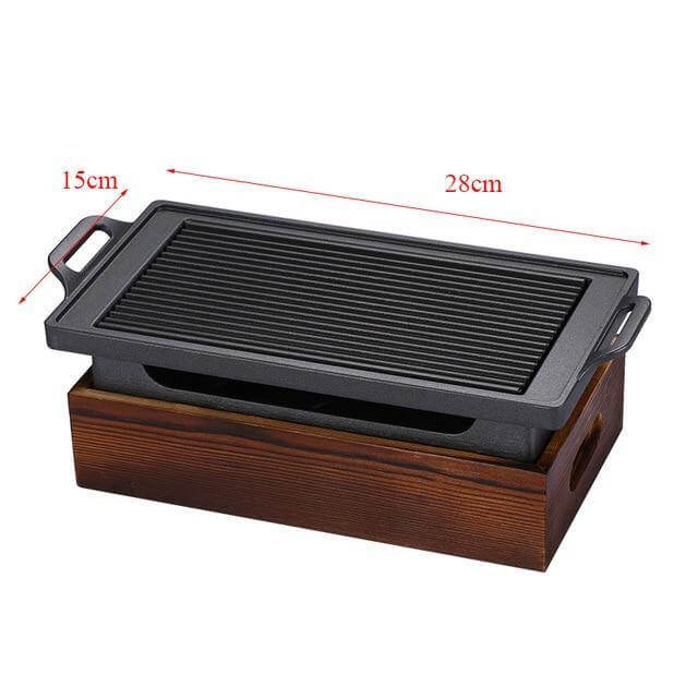 Smokeless Portable Japanese Non-Stick BBQ Grill - Image 9