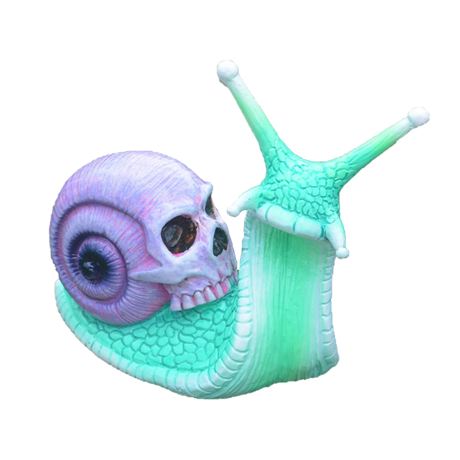 Snail Skull Halloween Patio Sculpture - Image 9