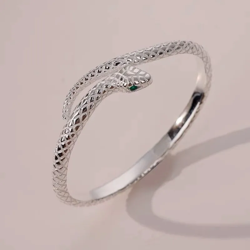 Snake Adjustable Open Women Bracelet - Image 4