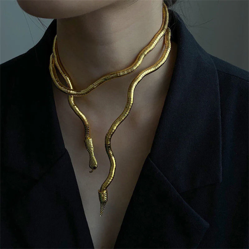 Snake Flexible Stylish Necklace - Image 7