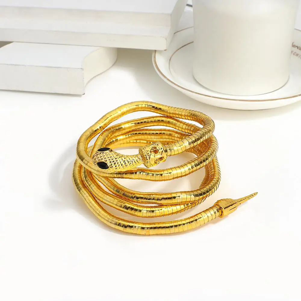 Snake Wrap Bold Dual Necklace - Image 7