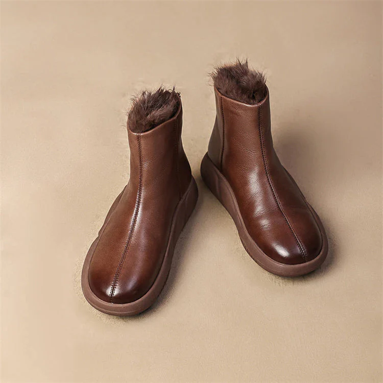 Snowbound Leather Snow Boots - Image 8