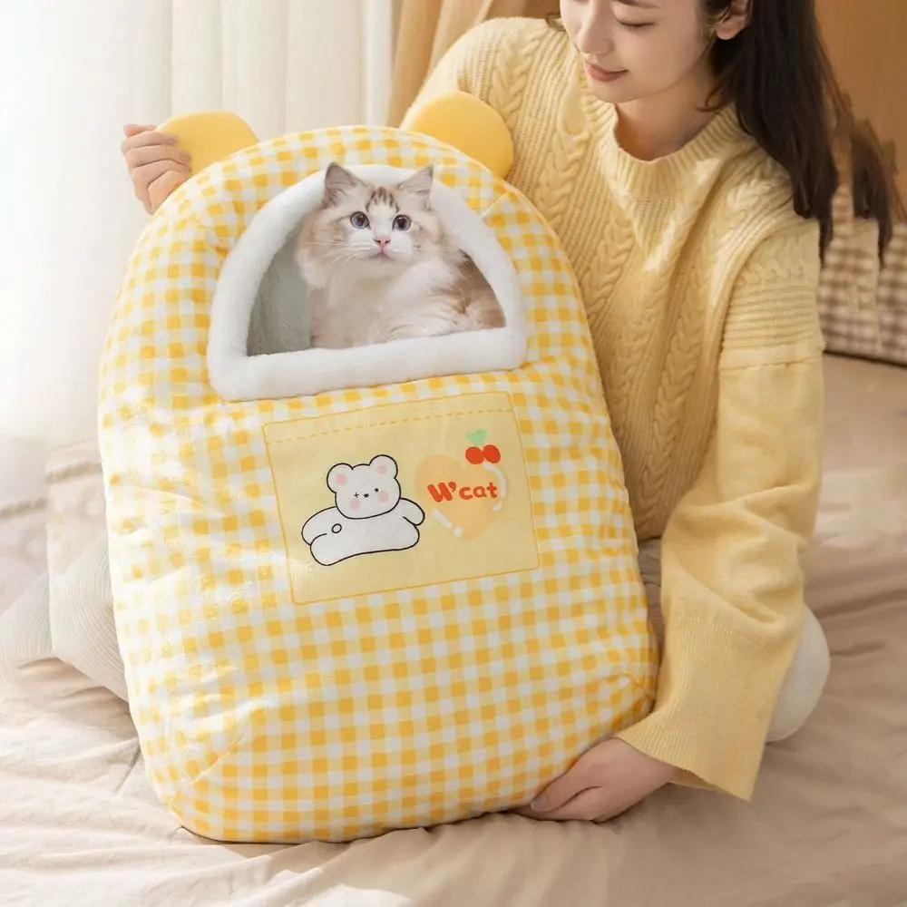 Snuggle Dreams Comfy Cat Bed House - Image 5