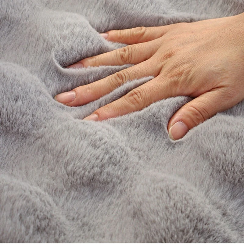 Snuggly Comfy Plush Sofa Cover - Image 7