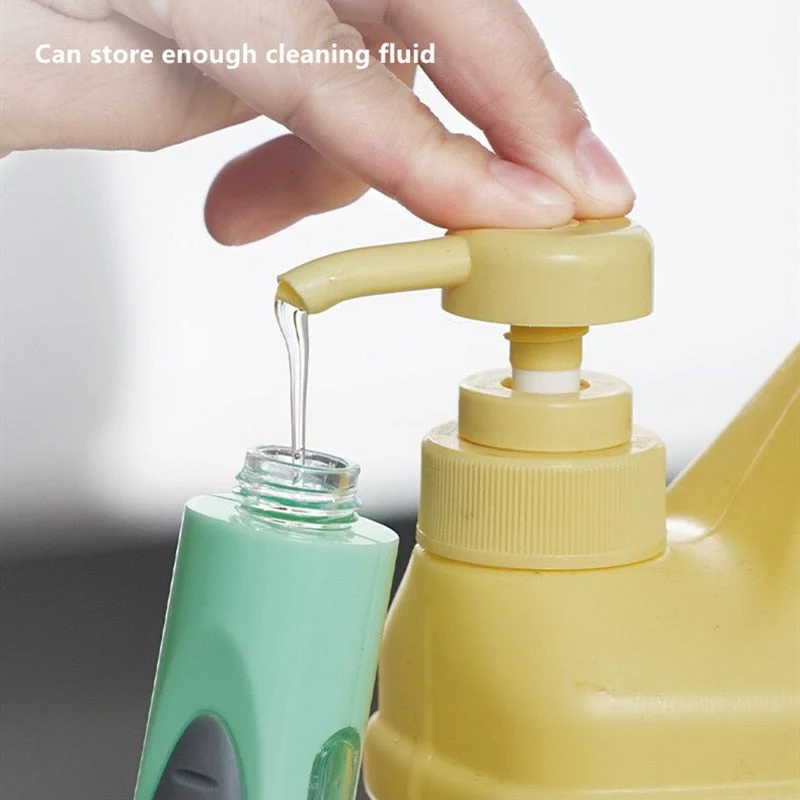 Soap Saver Long Handle Easy Dishwashing Brush - Image 7